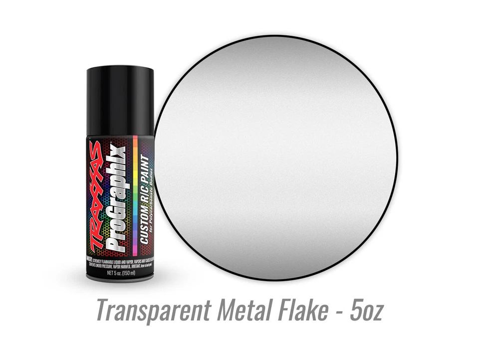 Pintura en aerosol corporal Traxxas 5049 ProGraphix RC - escamas de metal transparente (5 oz) Foto 1 de 1