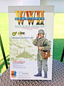 WWII DRAGON HEER RADIO OPERATOR 5.GEBIRGS DIVISION  ITALY 1944  1/6 NIB - Picture 1 of 12
