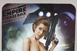 !! CUSTOM !! Hot Car Wheels- Princess Leia Star Wars Muscle Speeder - Picture 1 of 7