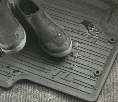 Alfombrillas delanteras de goma tipo S accesorios de fábrica Acura TL 2004-2008 raras Foto 1 de 4