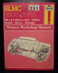 AUSTIN 1800 WOLSELEY 18/85 HAYNES WORKSHOP MANUAL No027 - Picture 1 of 5