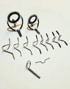 Fly rod hard chrome double foot guides set. Very good quality - Picture 1 of 1