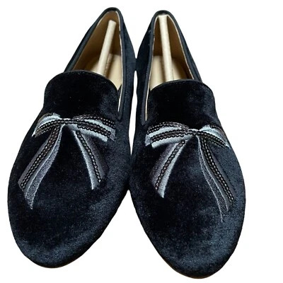 Talbots бархатный бант плоскостях мокасины женщин Sz 5 вышитые блестки Ryan новинка - Изображение 1 из 4