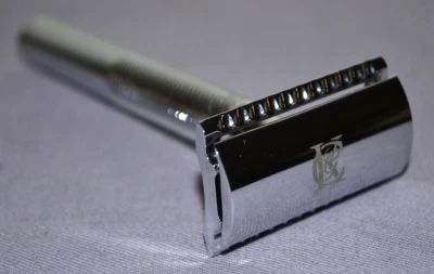 King C Gillette Chrome Plated Handle Double Edge Single Safety Razor--New Other - Image 1 of 4