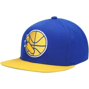 Golden State Warriors Mitchell & Ness NBA Snapback Hat 2Tone Hardwood Cap Retro - Picture 1 of 5