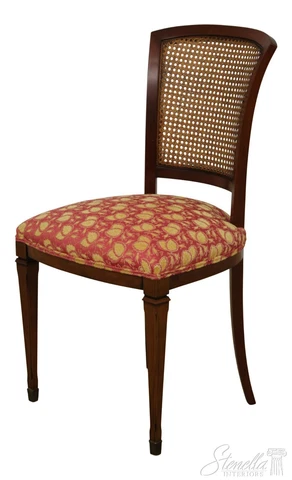 57533EC: COLOMBO Italian Cane Back Regency Side Desk Chair Cover