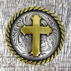 Western Concho Cross Rope Trim CON929-C - Picture 1 of 2