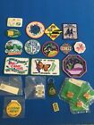 Girl Scouts Lot 10 Patch Mini Mirror 3 Button Magnet 2 Key Rings 3 Tie Tac Pins