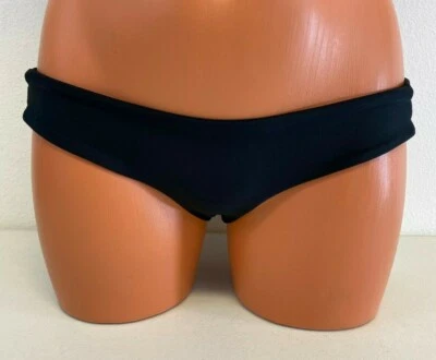 Pantalones de bikini Tori Praver para mujer negros con tiras talla XS - Foto 1 de 4