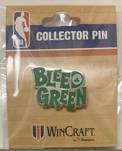 BOSTON CELTICS BLEED GREEN LAPEL COLLECTOR PIN NEW WINCRAFT - Picture 1 of 1