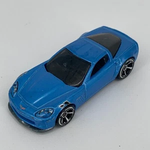 Hot Wheels 2010 modelos de coche azul Corvette suelto - Imagen 1 de 8