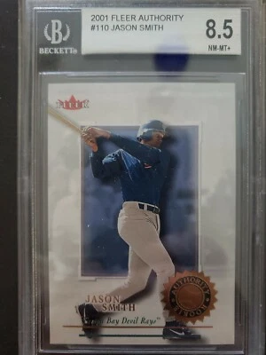 JASON SMITH 2001 FLEER AUTHORITY ROOKIE CARD# 110 BECKETT NM-MT 8.5 - Image 1 of 4
