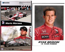 Formula 1 F1 Indy 500 Car AUTOGRAPH SIGNED PHOTO UPick Bernoldi Moraes Sherman +