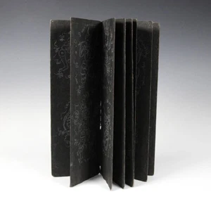 ANTIQUE SUTRA MANUSCRIPT BOOK PIGMENT ON PAPER BUDDHISM BURMA MYANMAR 19TH C. - Picture 1 of 7