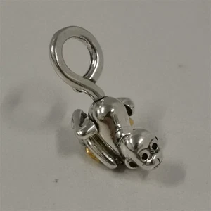 charm pandora two-tone movable monkey dangle - Picture 1 of 4