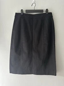 Gonna a matita J Crew 8 dritta midi misto cotone classica elasticizzata sotto il ginocchio - Foto 1 di 12