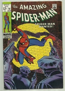 The Amazing Spiderman #70 Marvel 1969 1. App Vanessa Fisk mit Kingpin Hi-Grade!!! - Bild 1 von 2