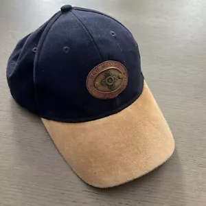 New Mexico Baseball Hat Cap Trucker Santa Fe Sterling Navy Blue Brass Emblem - Picture 1 of 6