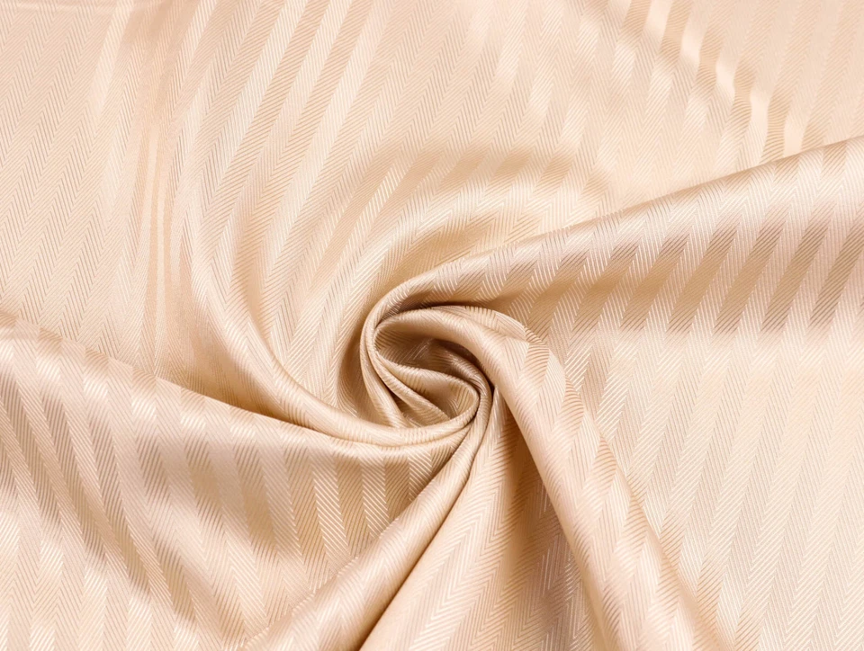 Acetat Viskosefutter Stoff Jacquard Futter STREIFEN CHEVRON BEIGE EUR 12,98/m - Bild 1 von 1