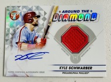 Kyle Schwarber Patch Auto 2023 Topps Pristine Baseball Card