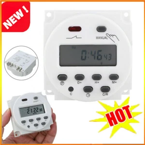 CN101A 24V-220V LCD Digital Weekly Programmable Power Timer Time Relais Switch - Bild 1 von 12