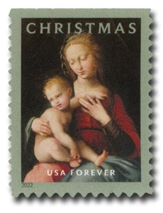 2022 Scott #5721 - Forever - MADONNA & CHILD - Booklet Single - Mint NH - Picture 1 of 1