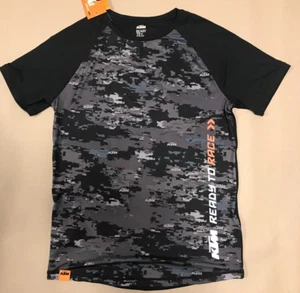 KTM Emphasis Tee T-Shirt Black/Grey Size S 3PW1866602 (12.03.25) - Picture 1 of 3