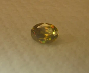 1 CT, RARE SPHENE/TITANITE, TOP ANDAMATINE LUSTER, VVS, 7 X 5.2 MM, AFGHANISTAN - Picture 1 of 4