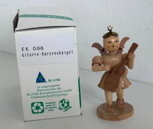 Engel mit Gitarre Kurzrockengel OVP Fa. Blank Erzgebirge 1291/23 - Picture 1 of 4
