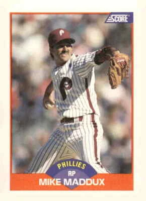 1989 Score #393 Mike Maddux - Image 1 of 2