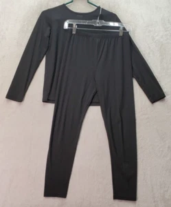 2 Piece Set 32 Degree Heat Top & Leggings Girls Large Black Acrylic Activewear - Picture 1 of 16