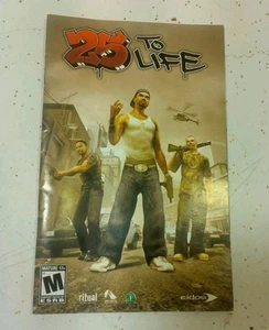 25 To Life PS2 PlayStation 2 solo manual de instrucciones - Imagen 1 de 3