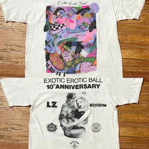 Vintage 80s Exotic Erotic Ball Shirt Size Medium Golds Gym Gay Art Freaky - Picture 1 of 11