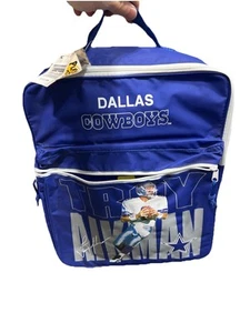 Vintage Troy Aikman Nylon BackPack Brand New with Tag Dallas Cowboys HOF QB Club - Picture 1 of 12