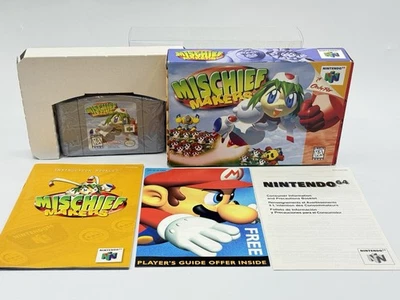 Mischief Makers Nintendo 64 N64 1997 CIB Completo con Manual Probado Funcionando LIMPIO Foto 1 de 4