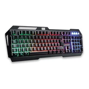 Amstrad Pro Gamer Wired AZERTY RGB Backlit Keyboard 19 Anti-Ghosting Keys - Picture 1 of 3