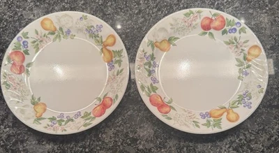 CORELLE BY CORNING CHUTNEY SALAD PLATES  SET OF 2 DISCONTINUED PATTERN   7 1/8” - Image 1 of 4