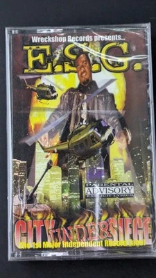 E.S.G.- City under Siege Chopped & Screwed Cassette Texas Rap Tape Rare 2000 - Image 1 of 2