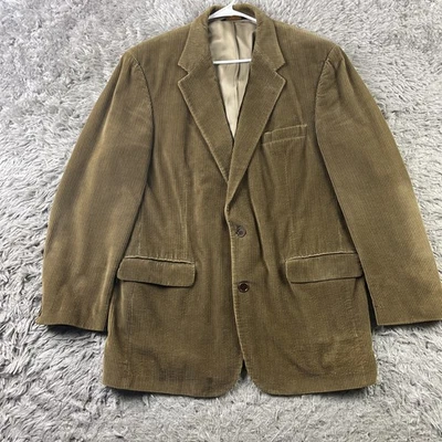 Blazer chaqueta deportiva Brooks Brothers marrón pana para hombre 43L Foto 1 de 4