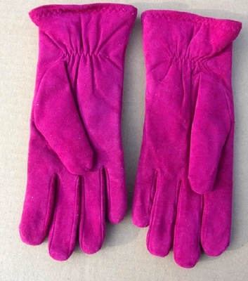 Cuero vintage Preston & York Med. Guantes para adultos forro poliéster C11 Foto 1 de 3