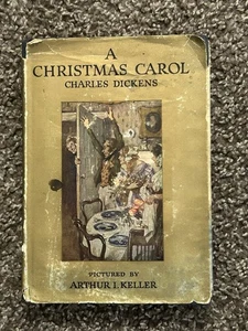 A Christmas Carol by Charles Dickens 1914 Hardcover - 1st Illustrated Edition - Bild 1 von 12