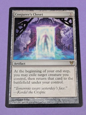 MTG Magic: Avacyn Restored: Conjurer's Closet #214/244 Rare - LP - Image 1 of 4