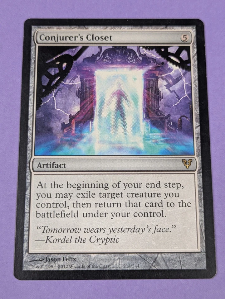 MTG Magic: Avacyn Restored: Conjurer's Closet #214/244 Rare - LP - Image 1 of 4