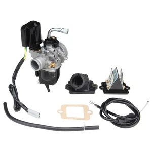 Vergaser Ansaugstutzen 12mm Membranblock für Piaggio Zip SSL 25 (bis 1999) - Bild 1 von 12