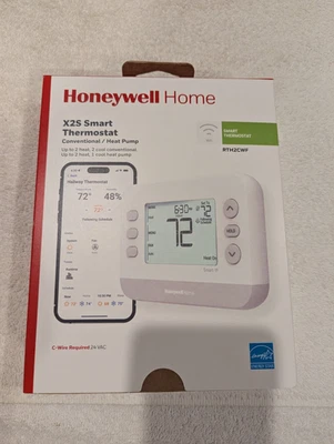 Honeywell X2S Smart Thermostat RTH2CWF Conventional/Heat Pump WiFi - Free Ship - Image 1 of 2