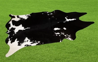 100% Original Kuhfell Teppich Bereich Skin Leder 15.46 Sq.feet (135cmx107cm) - Bild 1 von 3