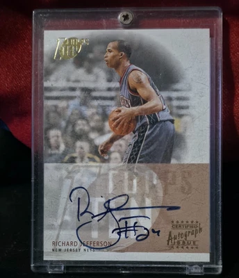 RICHARD JEFFERSON 2002-03 TOPPS TEN AUTOGRAPH BASKETBALL NETS AUTO - Image 1 of 2