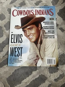 COWBOYS & INDIANS Magazine January 2025 ELVIS PRESLEY Goes West NO LABEL - Picture 1 of 2