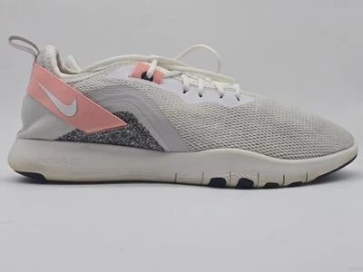 Nike Flex Trainer 9 Women's Athletic Shoes Grey/WHT/Coral AQ7491-006 Size 7.5 - Image 1 of 4