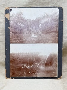 Antique Cabinet Card Photo Photograph WJ Brown Fruit Poultry Farm Tecumseh OK - Picture 1 of 13